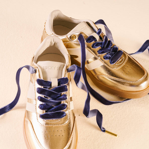 Step It Up Shoelaces-Velvet Blue