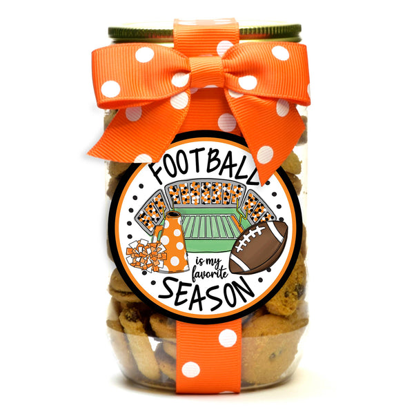 Cookie - Football - Pint Jars