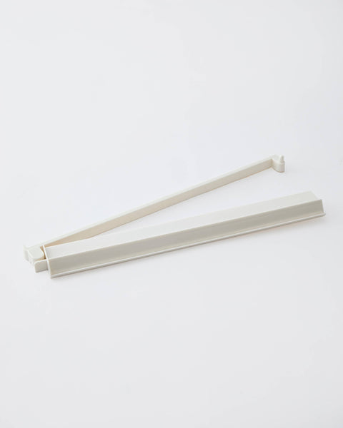 White Acrylic Rack and Pusher Set
