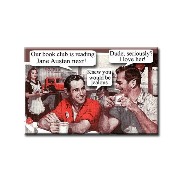 The Jane Austen Book Lovers Fridge Magnets