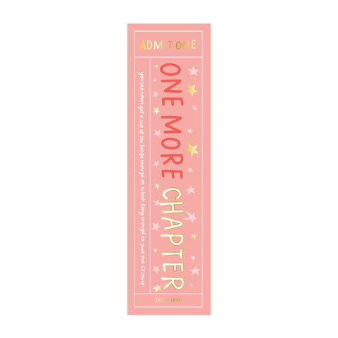 One More Chapter Acetate Bookmark