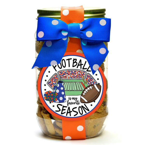 Cookie - Football - Pint Jars