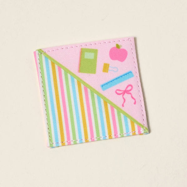 Corner Keeper Fabric Bookmark–Color Me Happy