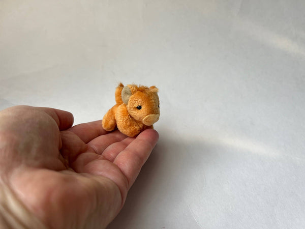 Miniature Stuffed Highland Cow 