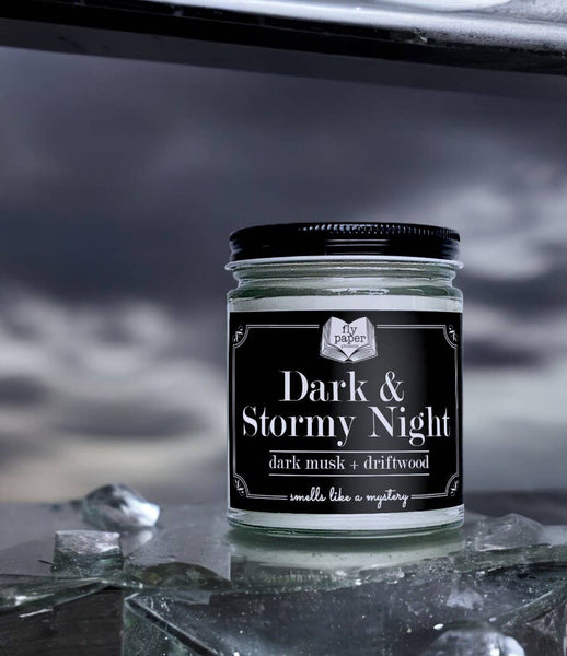 Dark & Stormy Night Soy Candle Mystery & Thriller Halloween