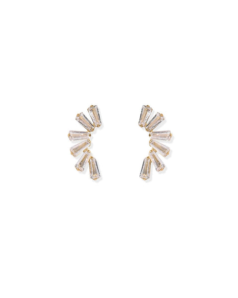 Screwback Stud Earrings - Delaney Gold
