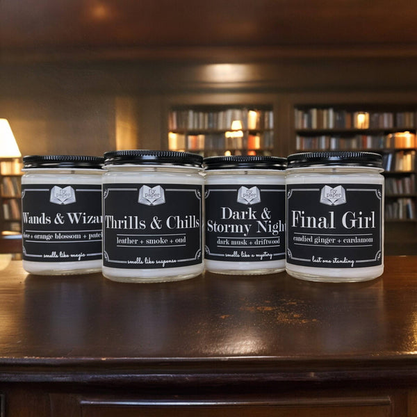 Dark & Stormy Night Soy Candle Mystery & Thriller Halloween