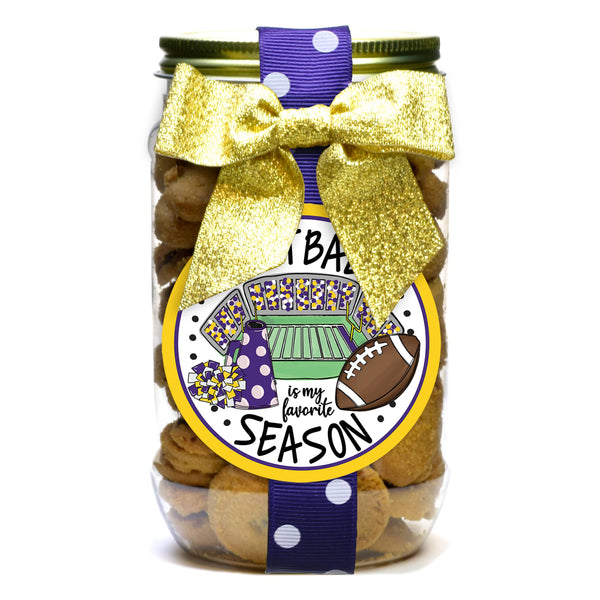 Cookie - Football - Pint Jars