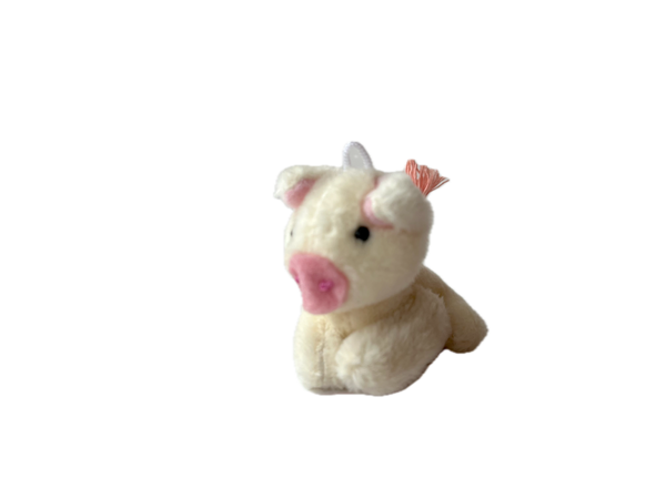 Miniature Plush Pig (Cream)