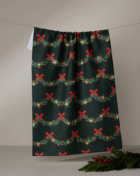 Yuletide Garland Tea Towel