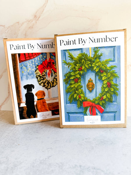 Winter Wreath Mini Paint By Number