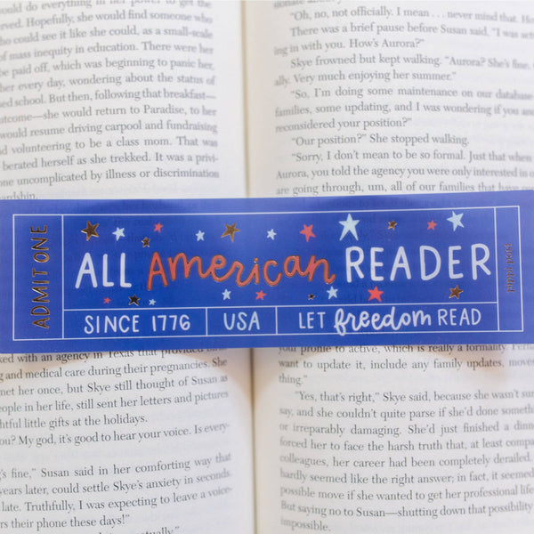 All American Reader Bookmark
