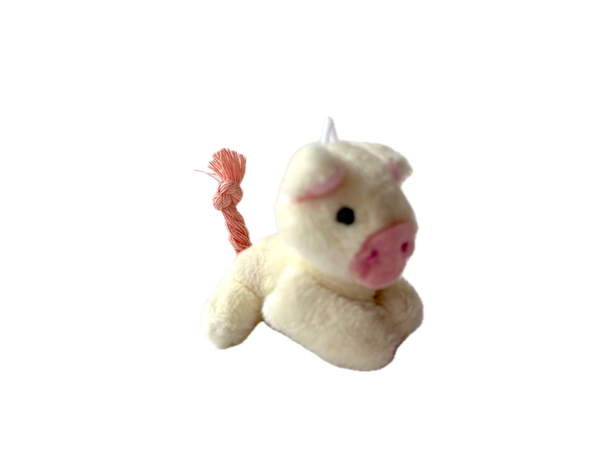 Miniature Plush Pig (Cream)
