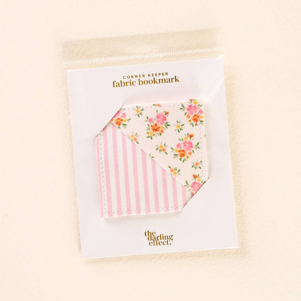 Corner Keeper Fabric Bookmark–Endless Daydream Cream