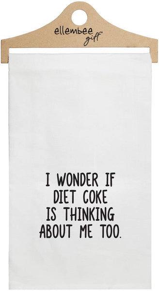 White I wonder if Diet Coke | Home decor | kitchen towel