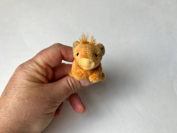 Miniature Stuffed Highland Cow 