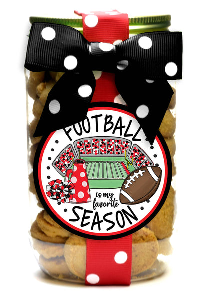 Cookie - Football - Pint Jars
