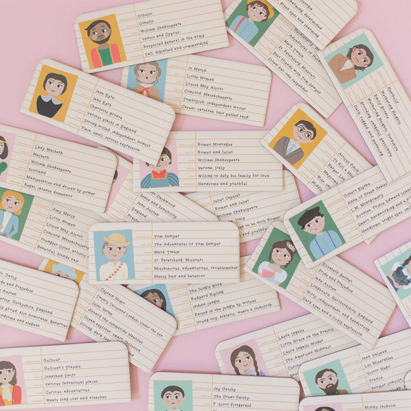 Literary Who's Who - Clues & Guessing Game
