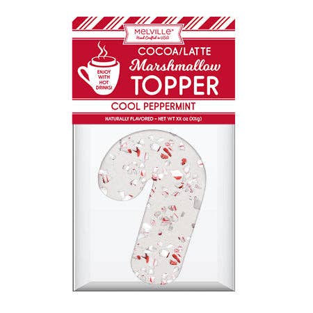 Peppermint Candy Cane Marshmallow Toppers