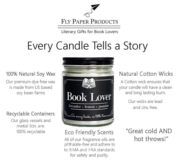 Dark & Stormy Night Soy Candle Mystery & Thriller Halloween
