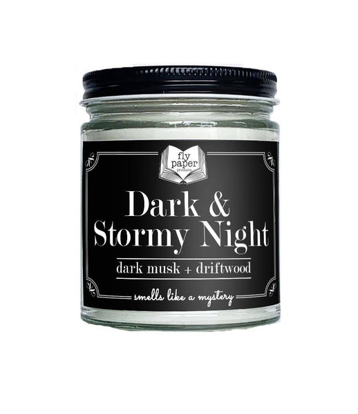 Dark & Stormy Night Soy Candle Mystery & Thriller Halloween