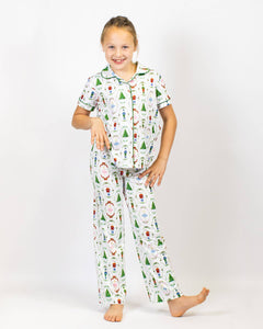 Girl's Nutcracker Waltz Sleep Pants Set    White/Multi   Set of 3   -Asst.
