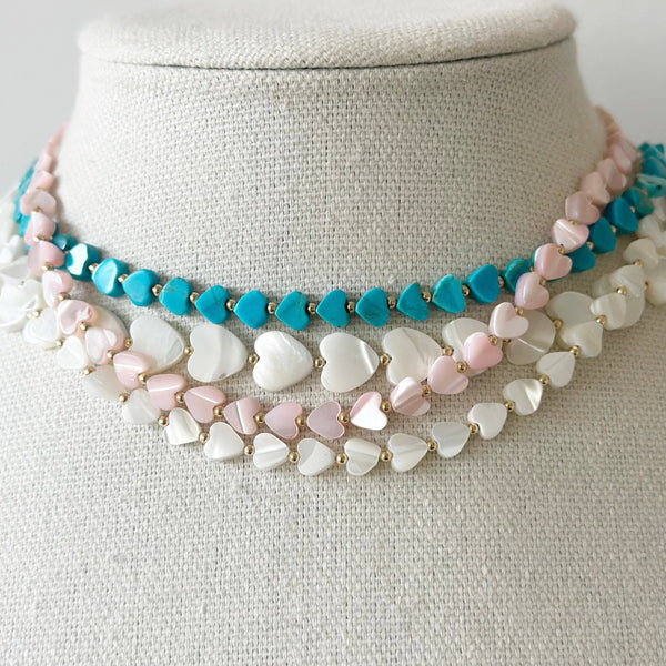 Pippa Heart Necklaces