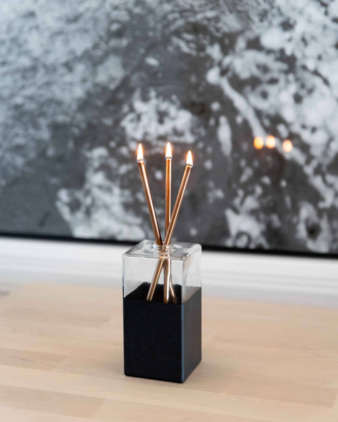 Champagne Everlasting Candles – Reusable Steel Oil Candles