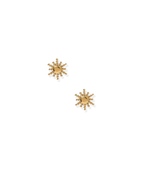 Screwback Stud Earrings - Sunshine Gold