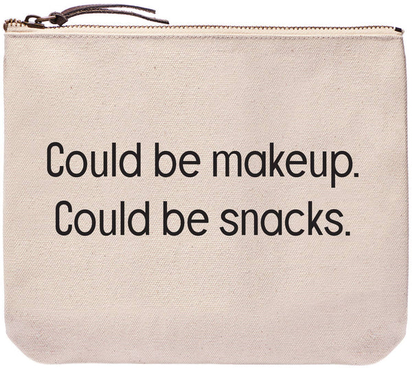 Could be makeup. Could be snacks | Funny bags and pouches
