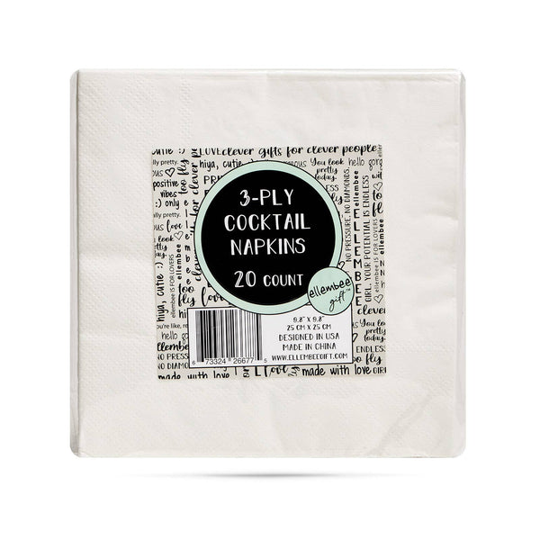 Cocktail Napkins - "I Love Board Games…" - Wh - 20 Pk