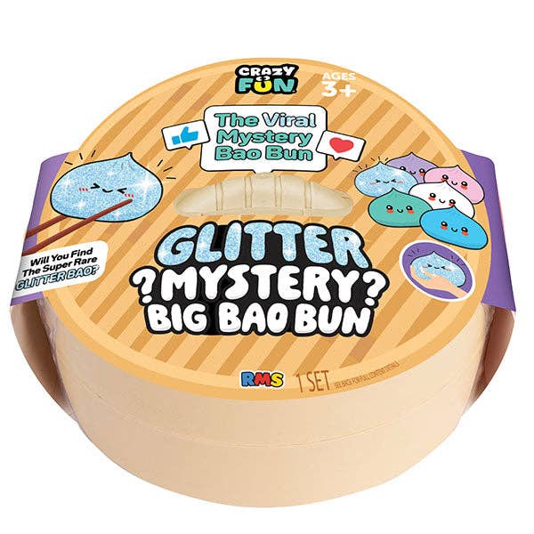 RMS® Crazy Fun™ 7" Bao Bun Mystery Squishy Rare Gltr