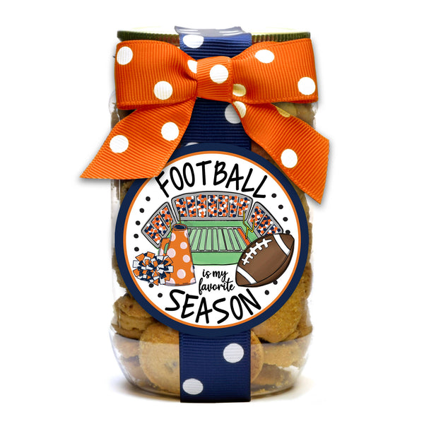 Cookie - Football - Pint Jars