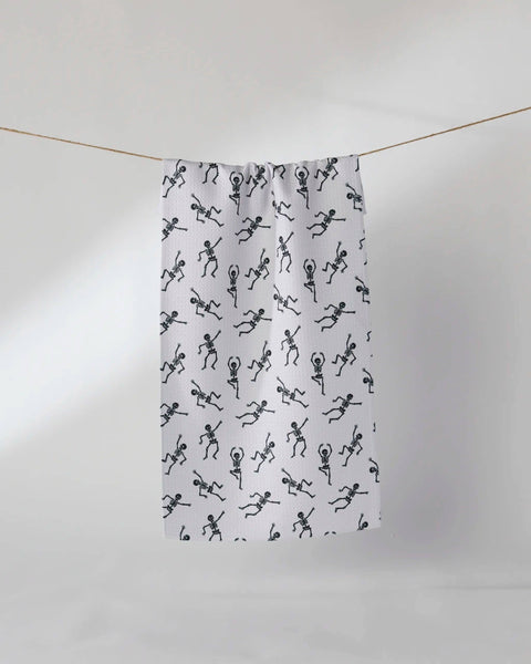 Bone Jamboree White Mini Towel - Halloween 2026
