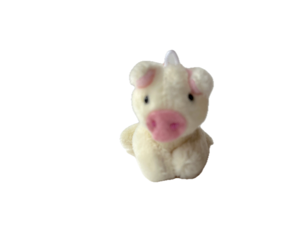 Miniature Plush Pig (Cream)