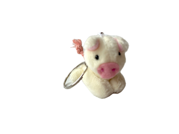 Miniature Plush Pig (Cream)