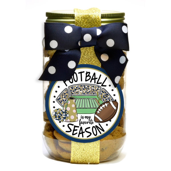 Cookie - Football - Pint Jars