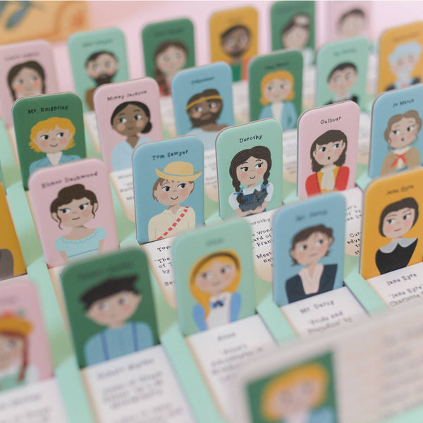Literary Who's Who - Clues & Guessing Game