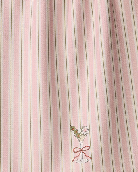Martini Stripe Tea Towel