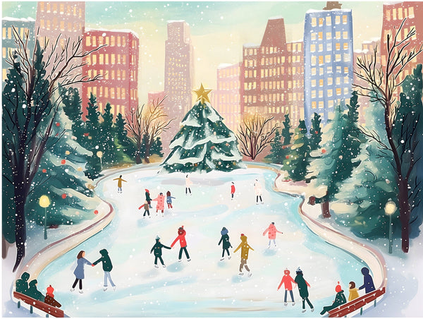 CIT1320 - City Sidewalks Christmas Jigsaw Puzzle 500pc