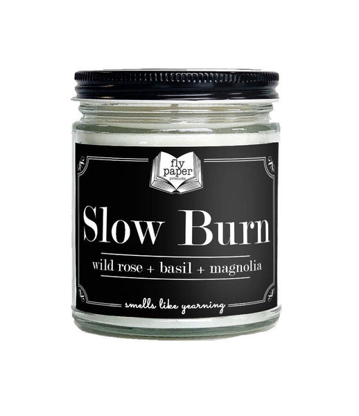 Slow Burn 9oz Candle Wild Rose + Basil + Magnolia