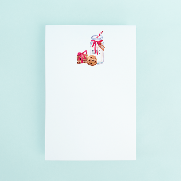 Milk and Cookies Notepad