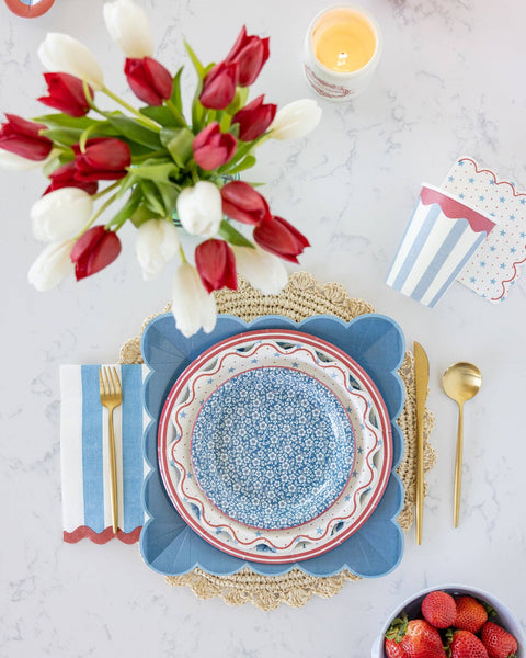 HAM1138 - Hamptons Petite Stars Cocktail Paper Napkin