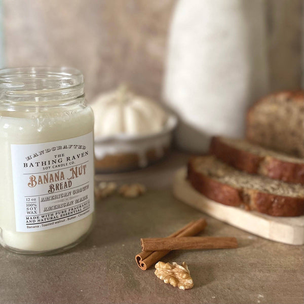 Banana Nut Bread | Farmhouse Mason Collection Soy Candle