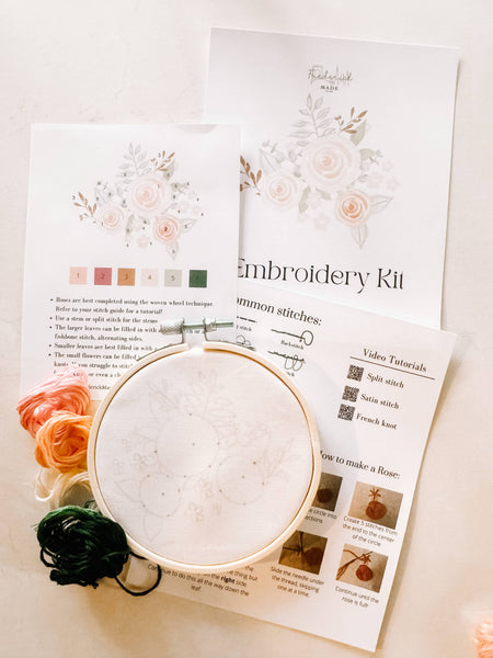 Roses Embroidery Kit