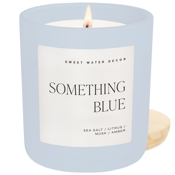 *NEW* Something Blue 15 oz Soy Candle, Matte Jar -  Wedding