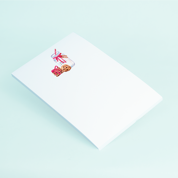 Milk and Cookies Notepad