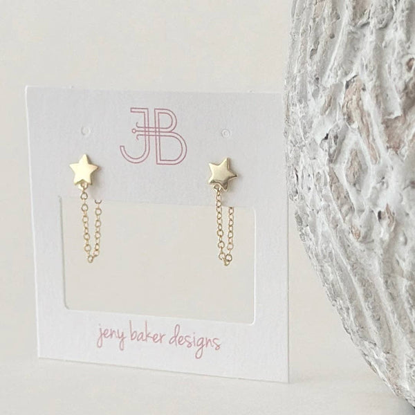 Star Chain Studs
