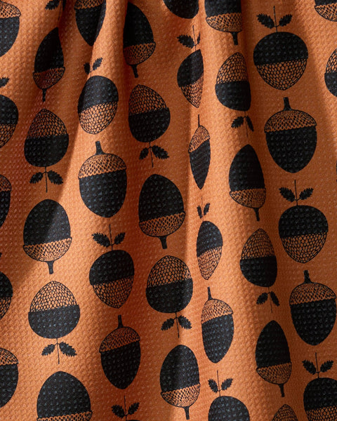 Acorn Noir Tea Towel
