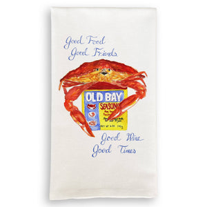 Red Crab with Seasonings and Quote